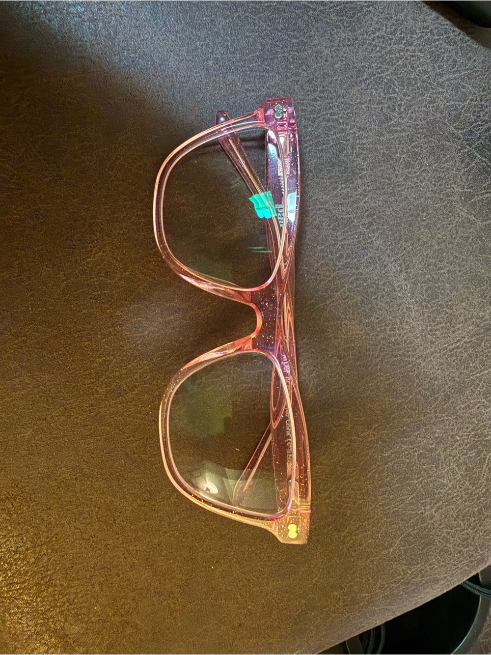 Pair Eyewear HARPER pink glitter glasses